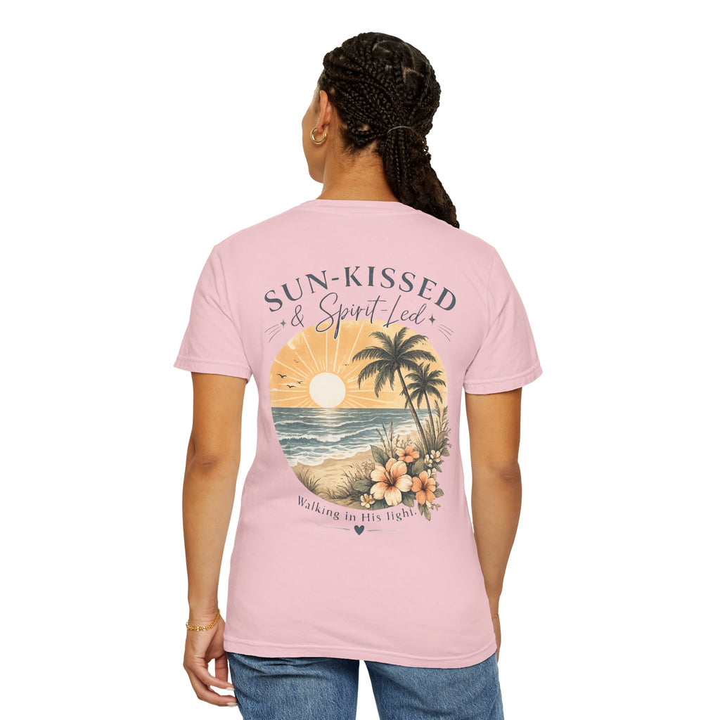 Sun-Kissed & Spirit-Led | Christian Coastal Comfort Colors® T-Shirt