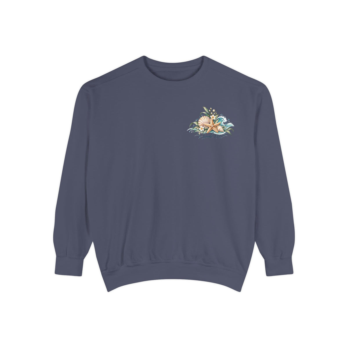Deep Waters | Isaiah 43:2 Coastal Faith Crewneck