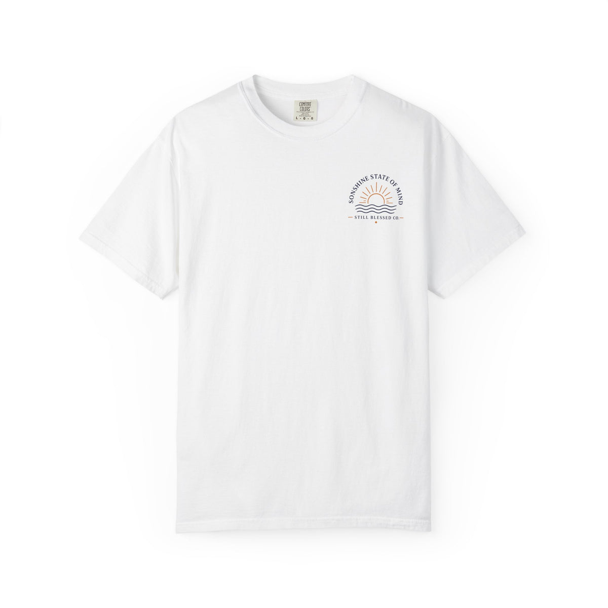 Sonshine State of Mind Comfort Colors® Tee | Coastal Christian Graphic Shirt | John 8:12 | Still Blessed Co.