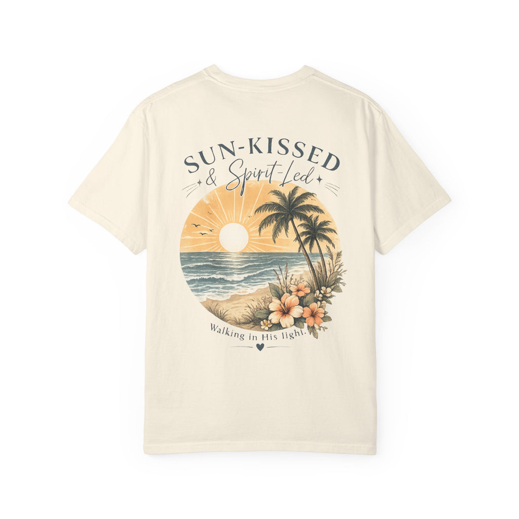 Sun-Kissed & Spirit-Led | Christian Coastal Comfort Colors® T-Shirt