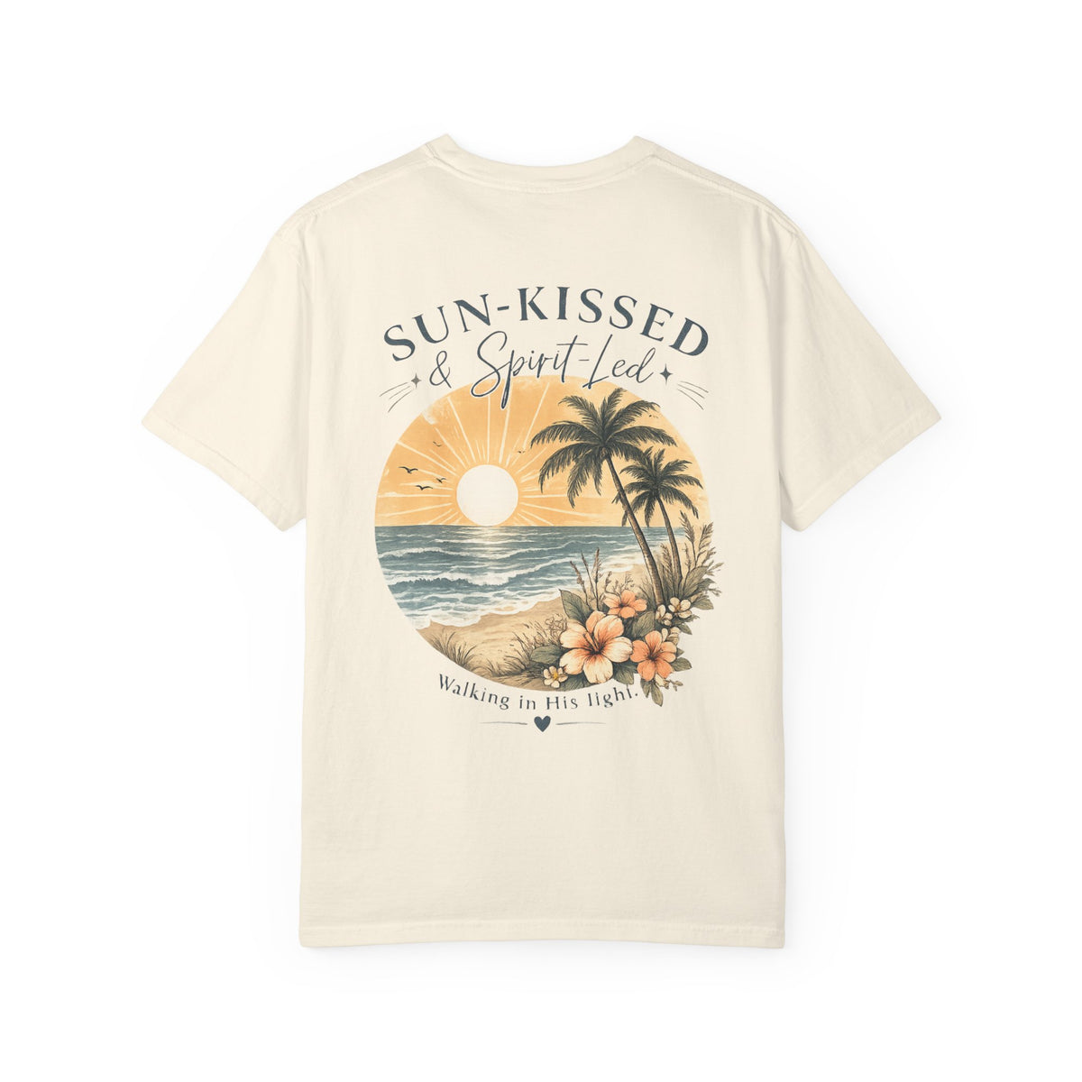 Sun-Kissed & Spirit-Led | Christian Coastal Comfort Colors® T-Shirt