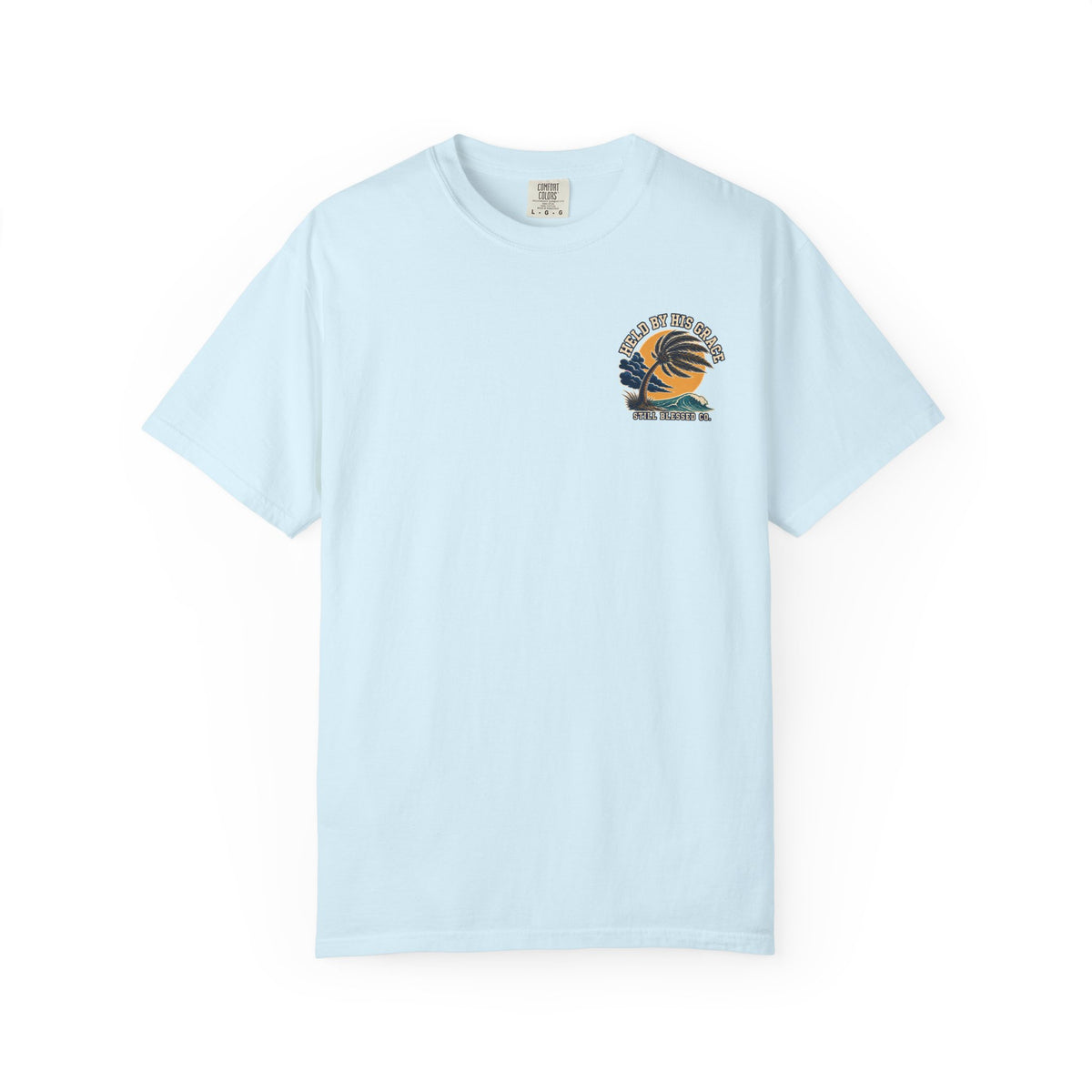 Bent by the Storm, Held by His Grace Comfort Colors® Tee | Coastal Christian Shirt | Women’s Faith Graphic T-Shirt