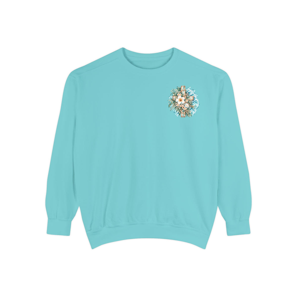 Peace, Be Still | Mark 4:39 Coastal Christian Crewneck