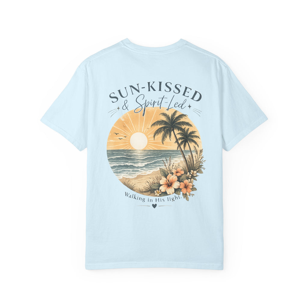 Sun-Kissed & Spirit-Led | Christian Coastal Comfort Colors® T-Shirt