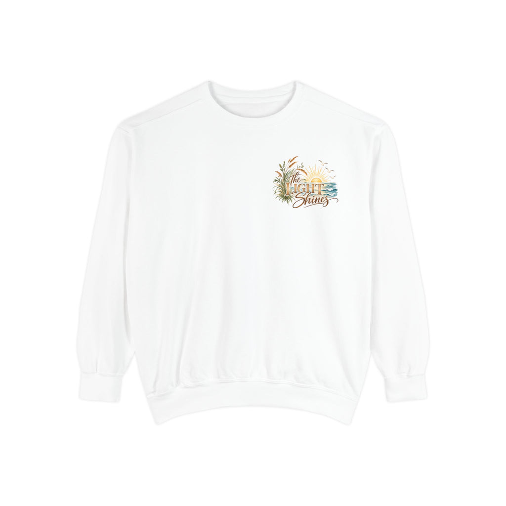 The Light Shines | John 1:5 Coastal Christian Crewneck