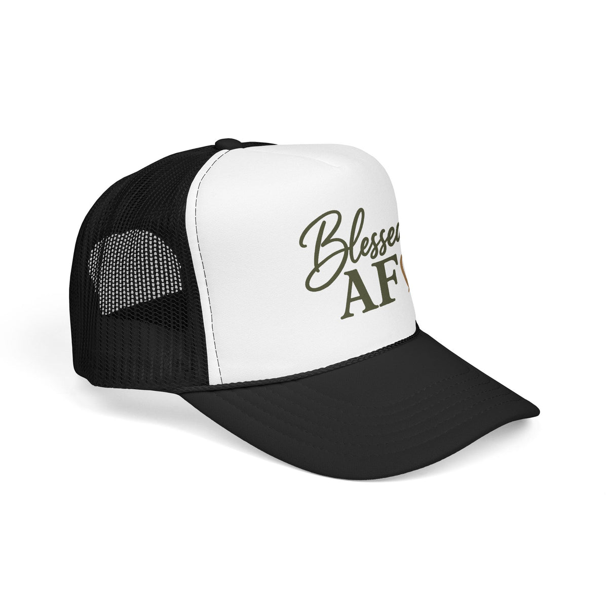 Blessed AF™ Women's Trucker Hat | Boutique Christian Snapback | Coastal Faith Hat | Still Blessed Co.  AF = Abundantly Favored ✨