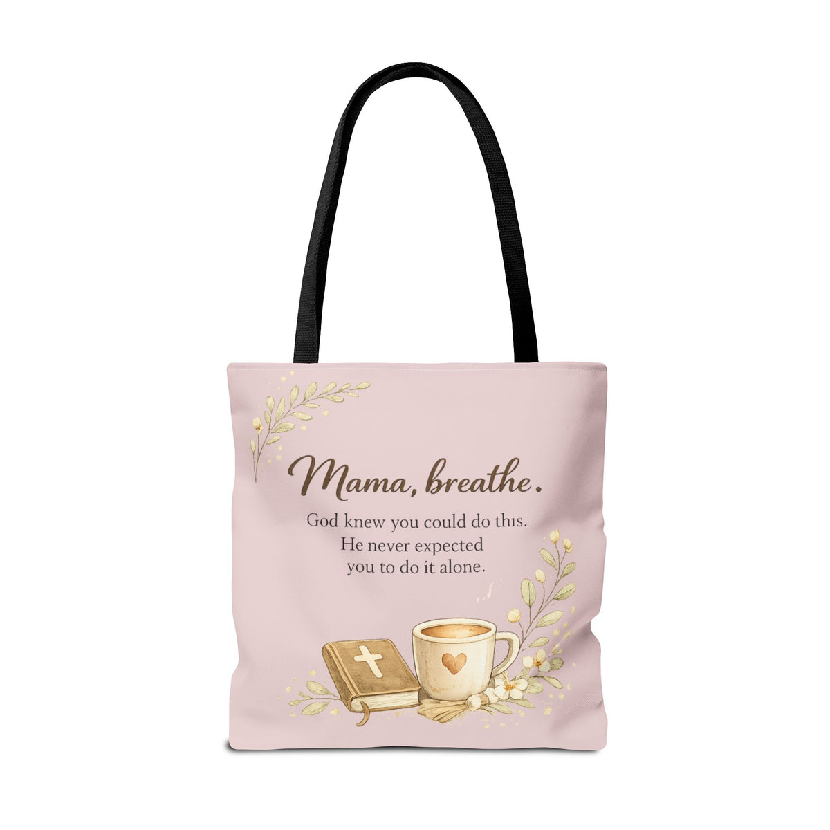 Raising Tiny Disciples & Surviving on Prayer™ Double-Sided Christian Mama Tote Bag | Faith-Based Canvas Tote | Gift for Moms