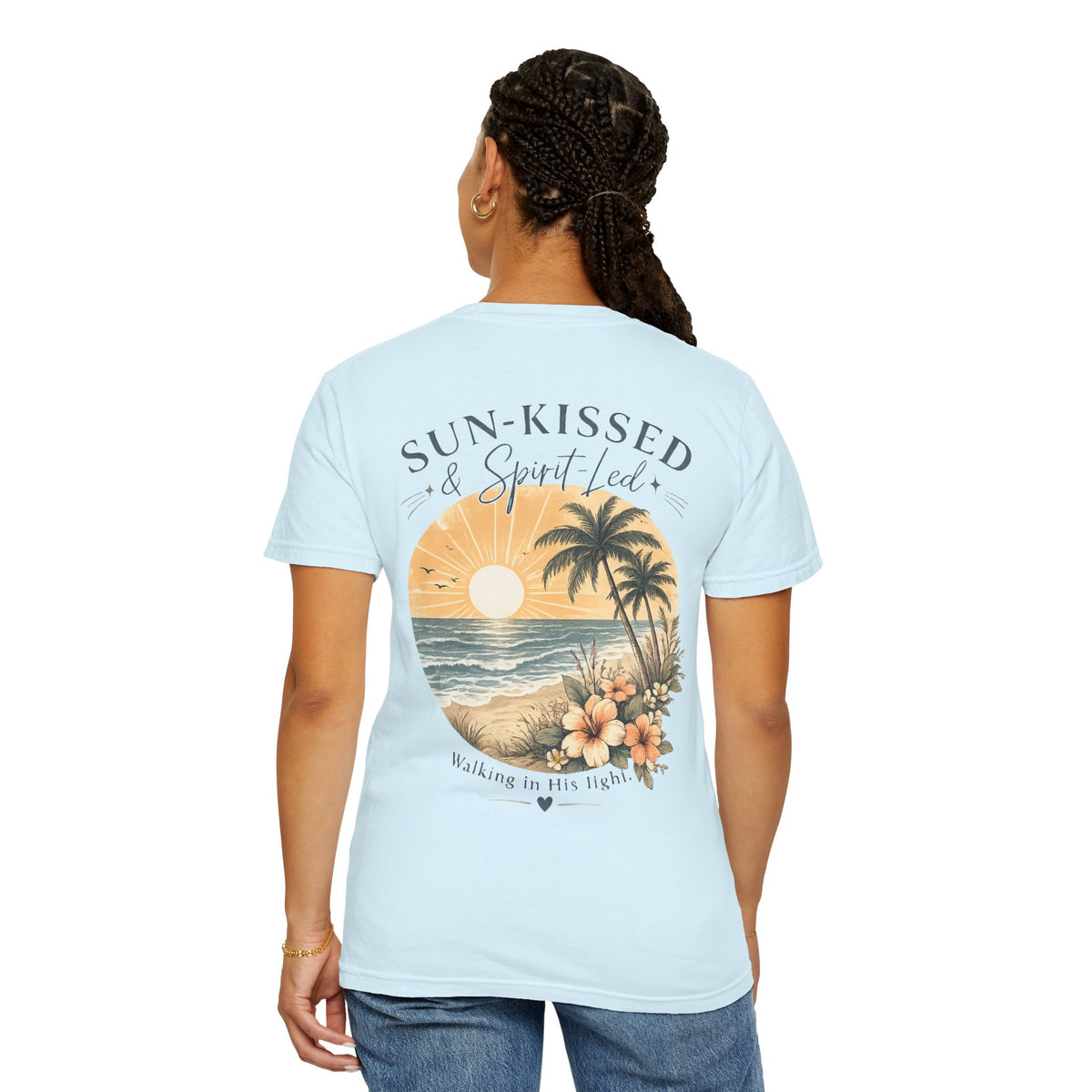 Sun-Kissed & Spirit-Led | Christian Coastal Comfort Colors® T-Shirt