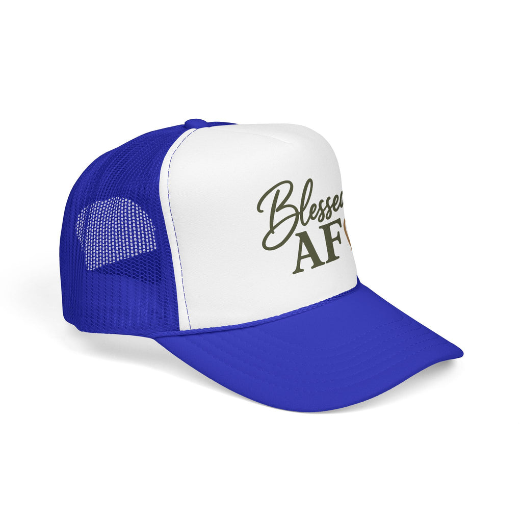 Blessed AF™ Women's Trucker Hat | Boutique Christian Snapback | Coastal Faith Hat | Still Blessed Co.  AF = Abundantly Favored ✨