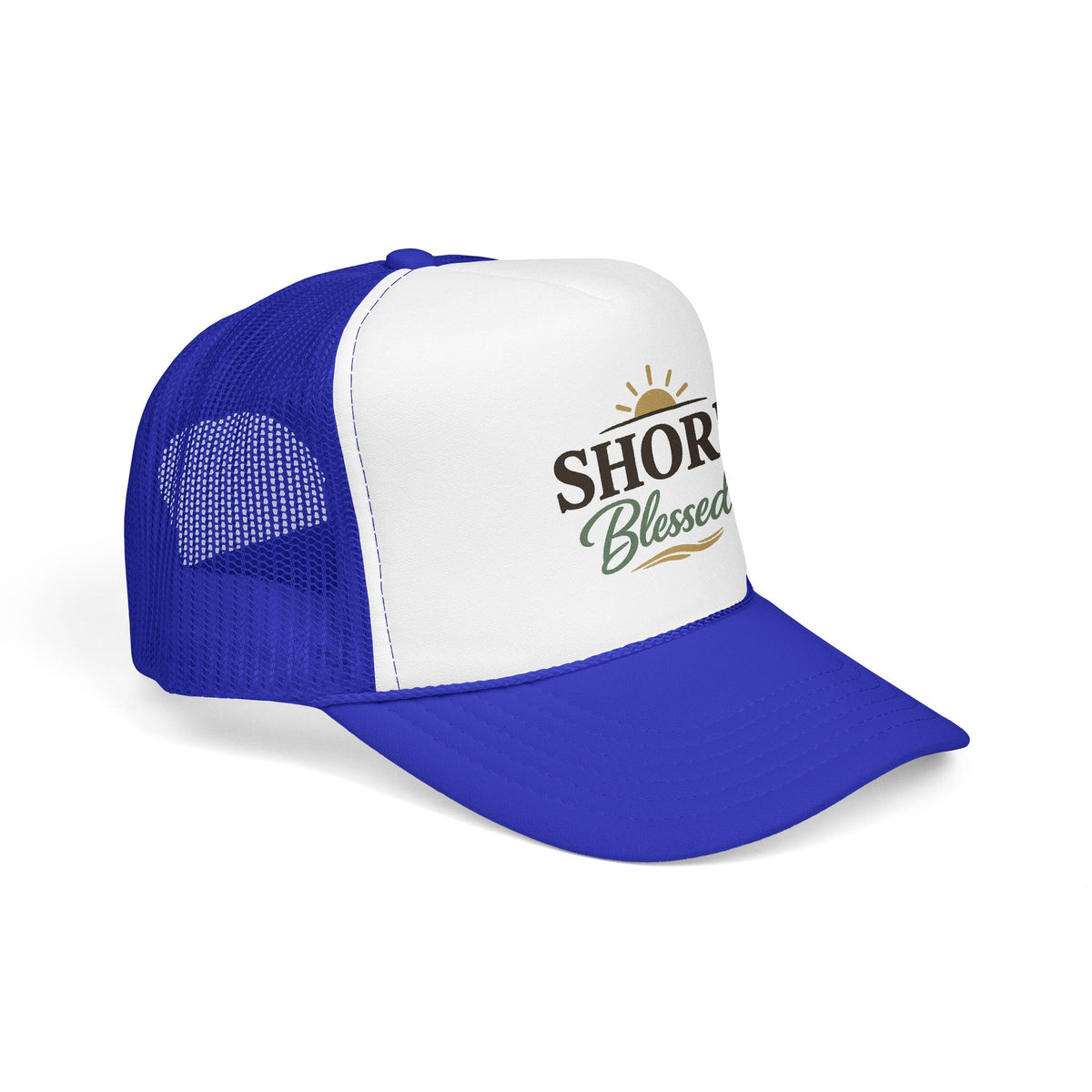 Shore Blessed™ Coastal Faith Trucker Hat | Women's Boutique Snapback | Faith & Sunshine Collection