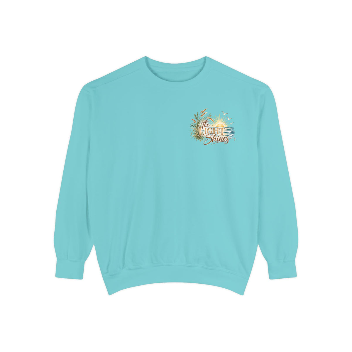 The Light Shines | John 1:5 Coastal Christian Crewneck