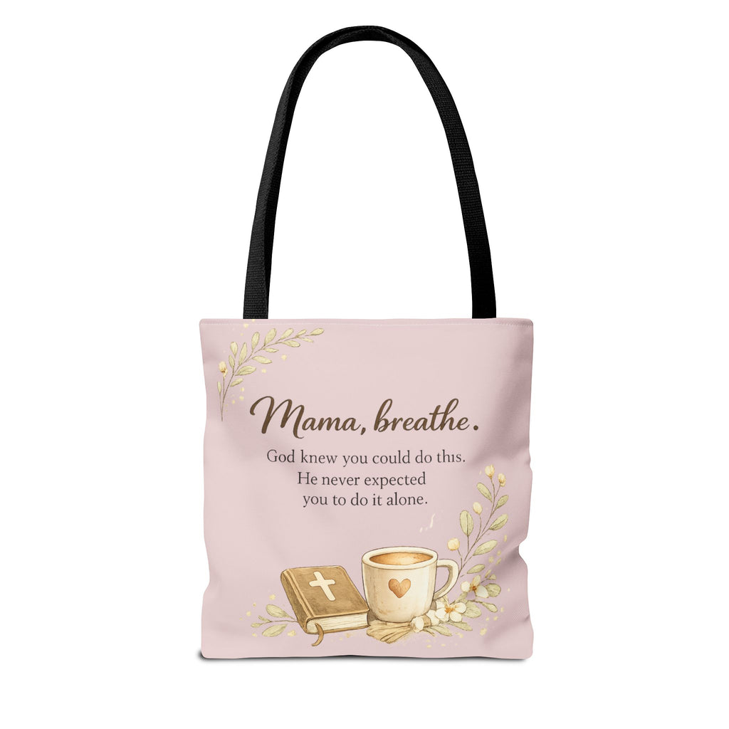 Raising Tiny Disciples & Surviving on Prayer™ Double-Sided Christian Mama Tote Bag | Faith-Based Canvas Tote | Gift for Moms