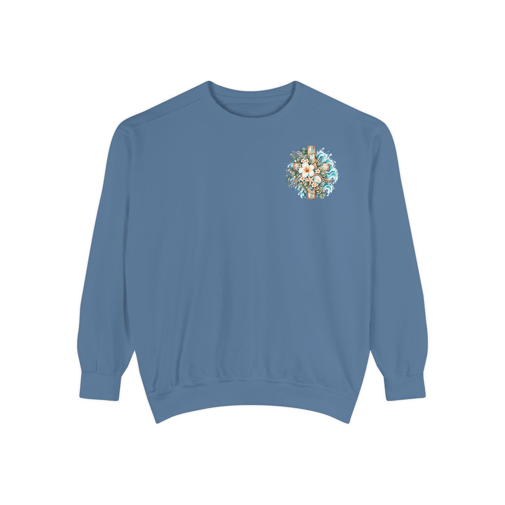 Peace, Be Still | Mark 4:39 Coastal Christian Crewneck