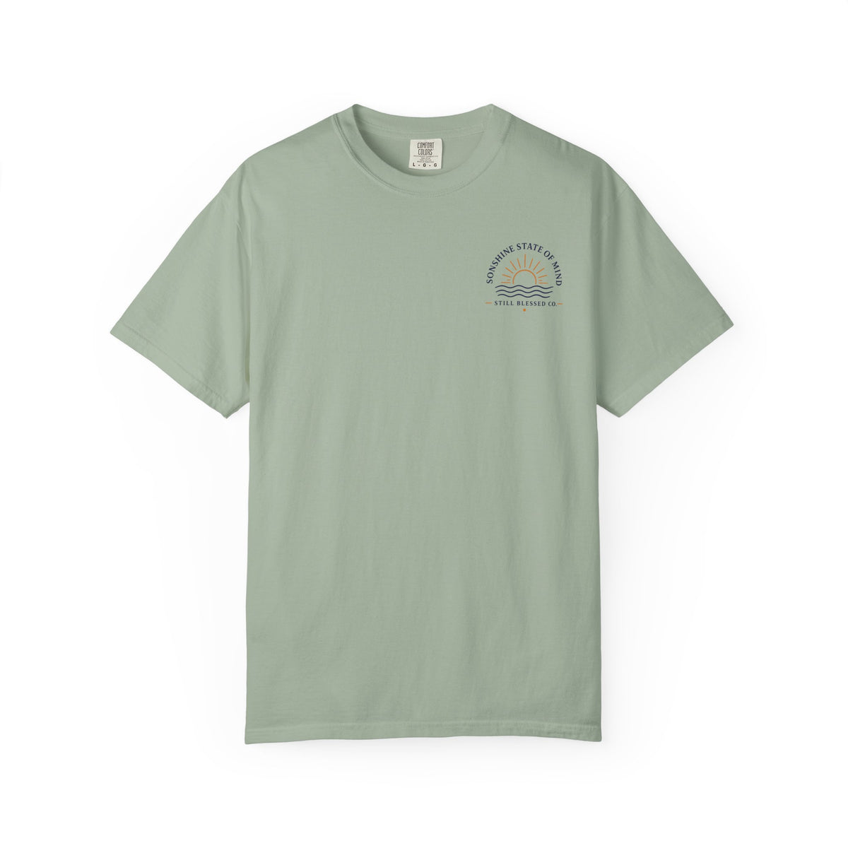 Sonshine State of Mind Comfort Colors® Tee | Coastal Christian Graphic Shirt | John 8:12 | Still Blessed Co.