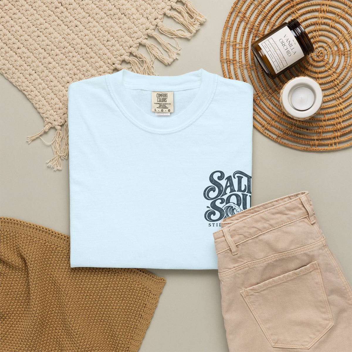 Salty Soul Coastal Faith Tee | Comfort Colors