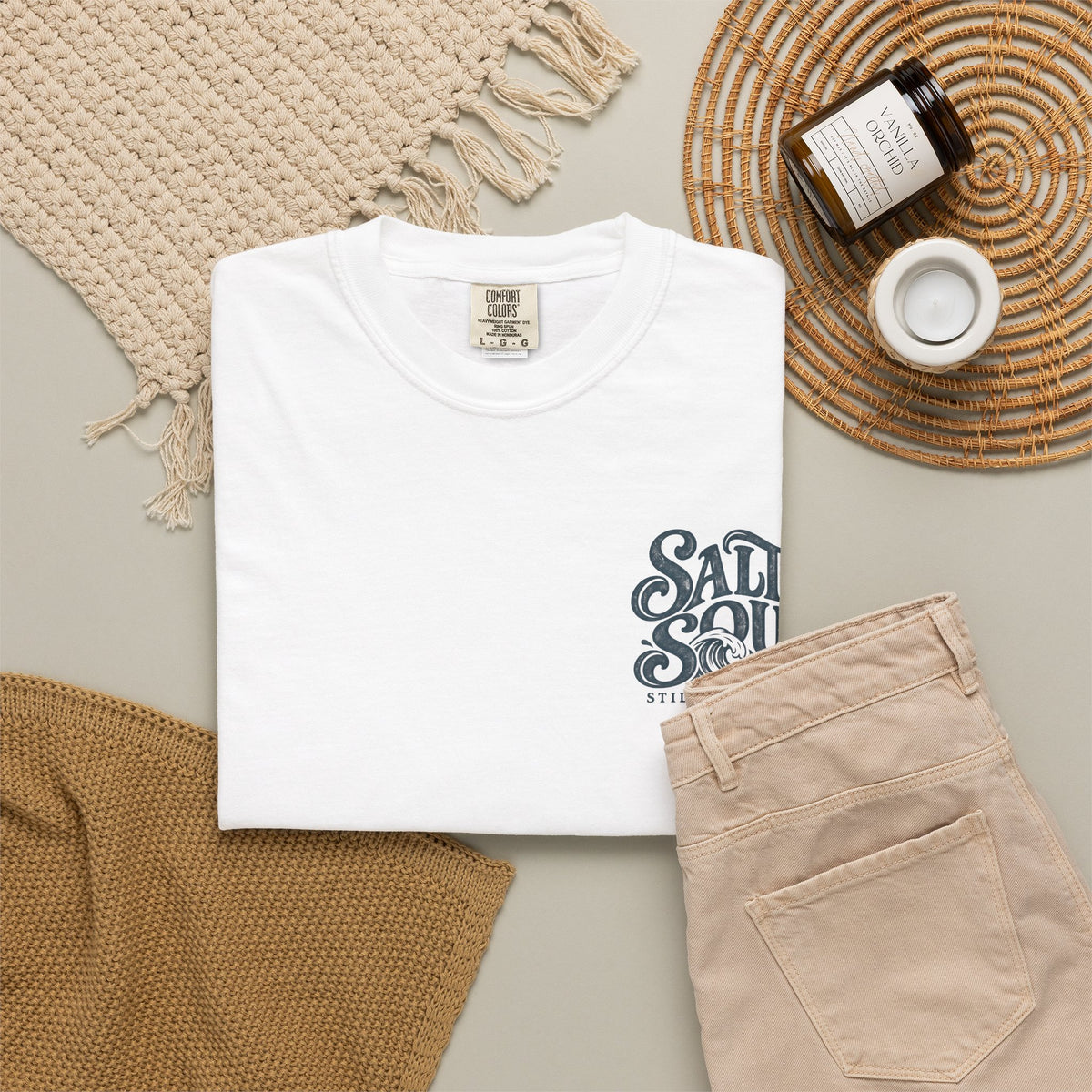 Salty Soul Coastal Faith Tee | Comfort Colors