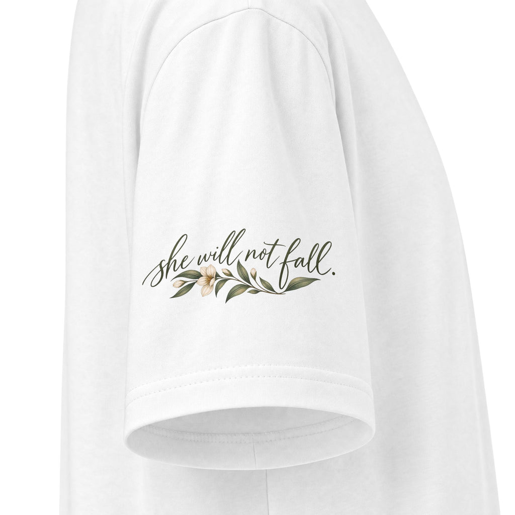 God Is Within Her Shirt | Psalm 46:5 Botanical Oversized Christian Tee