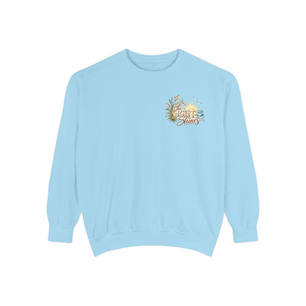 The Light Shines | John 1:5 Coastal Christian Crewneck