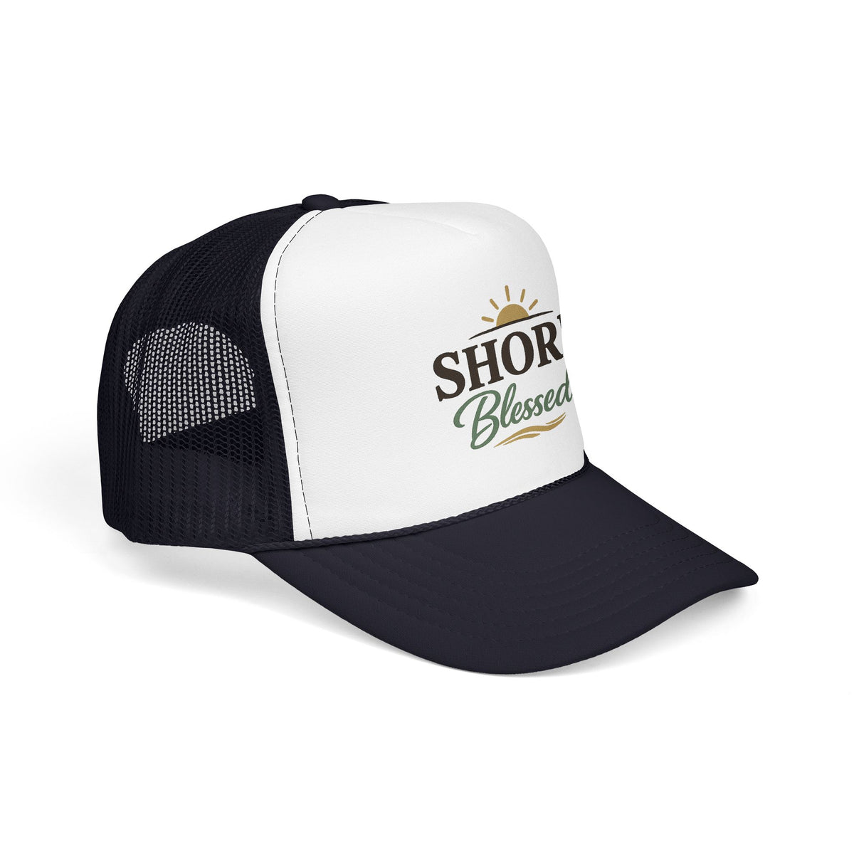 Shore Blessed™ Coastal Faith Trucker Hat | Women's Boutique Snapback | Faith & Sunshine Collection
