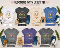 Jesus Floral Toddler Tee | Christian Flower Shirt | Faith-Based Toddler Graphic Tee | Still Blessed Kids