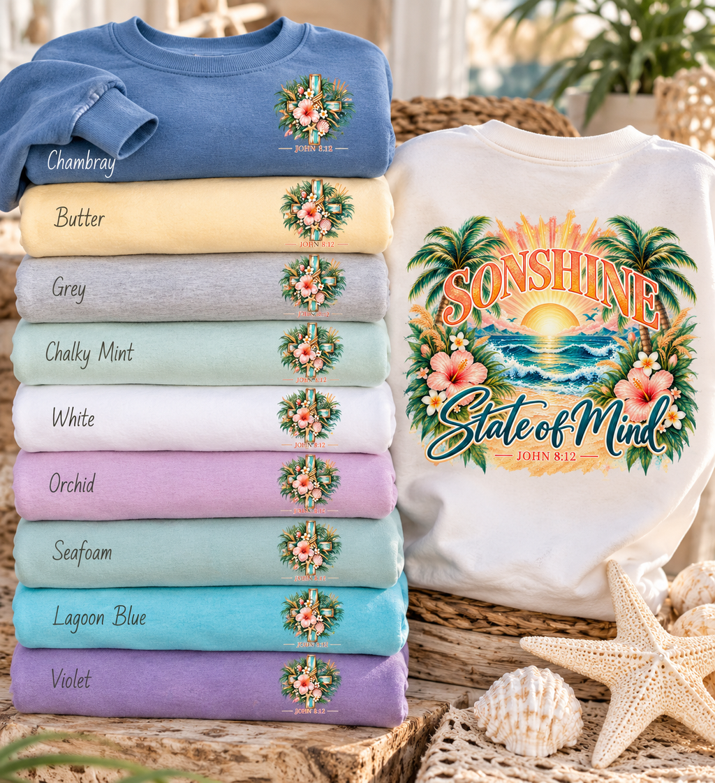 Sonshine State of Mind | Coastal Christian Sweatshirt
