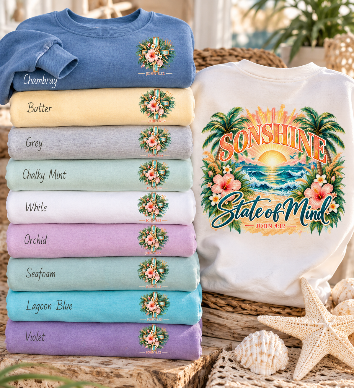 Sonshine State of Mind | Coastal Christian Sweatshirt