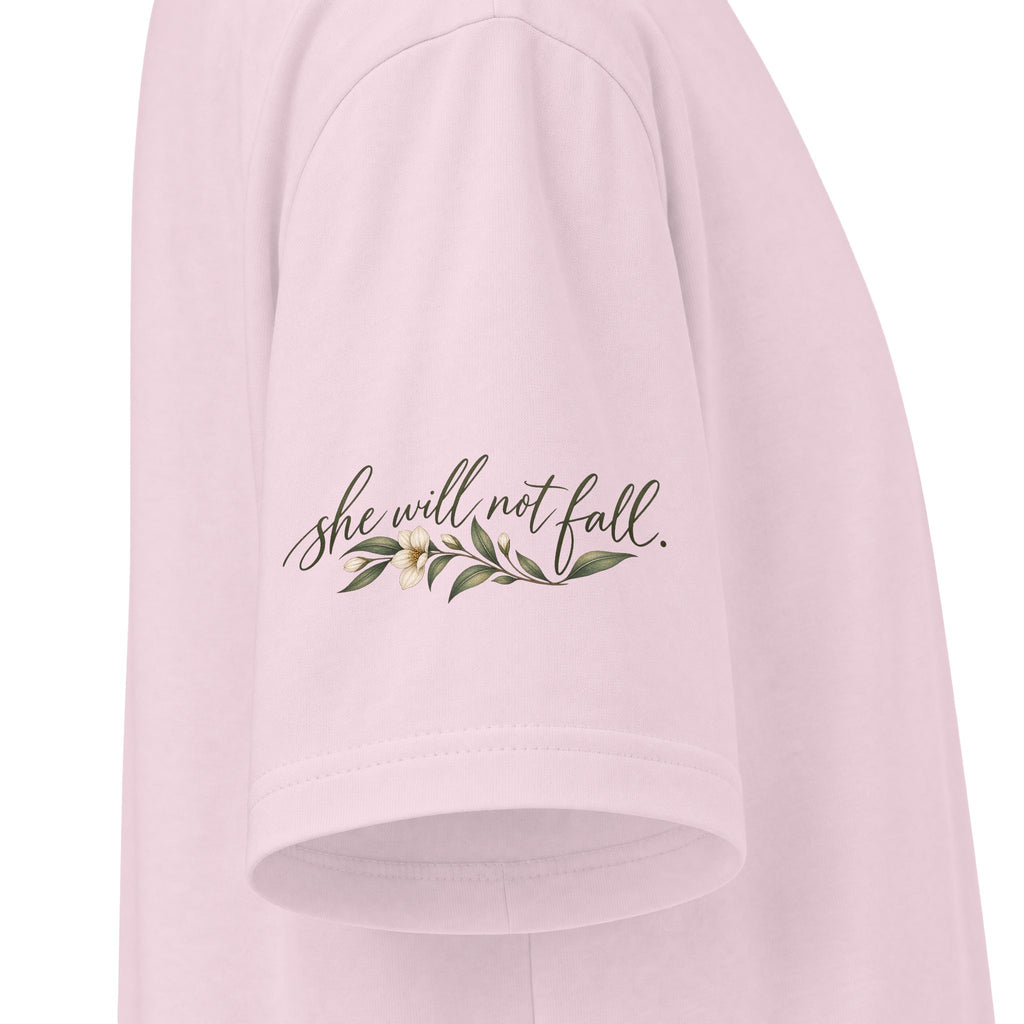 God Is Within Her Shirt | Psalm 46:5 Botanical Oversized Christian Tee