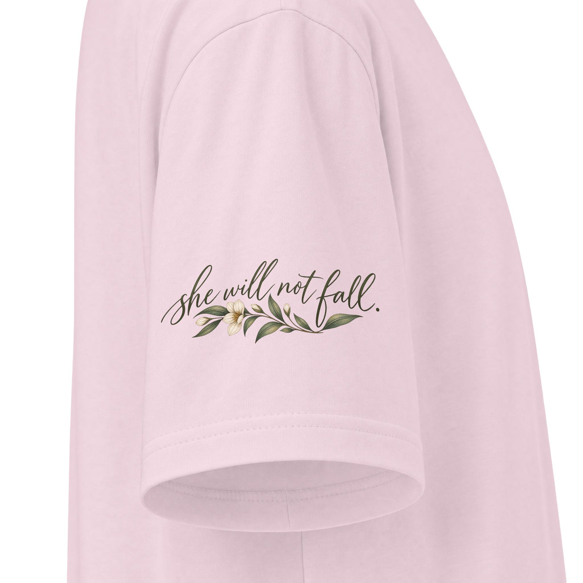 God Is Within Her Shirt | Psalm 46:5 Botanical Oversized Christian Tee
