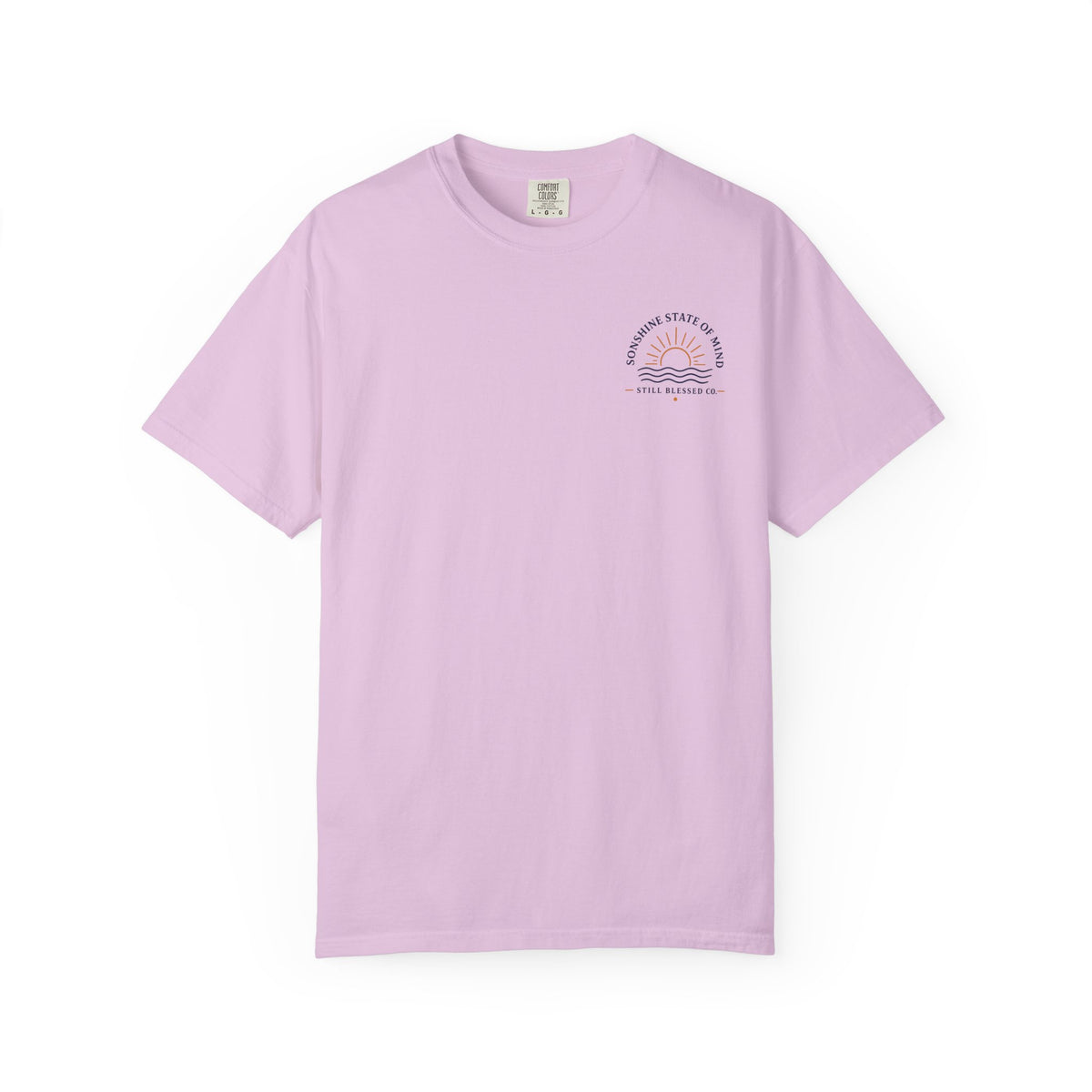 Sonshine State of Mind Comfort Colors® Tee | Coastal Christian Graphic Shirt | John 8:12 | Still Blessed Co.