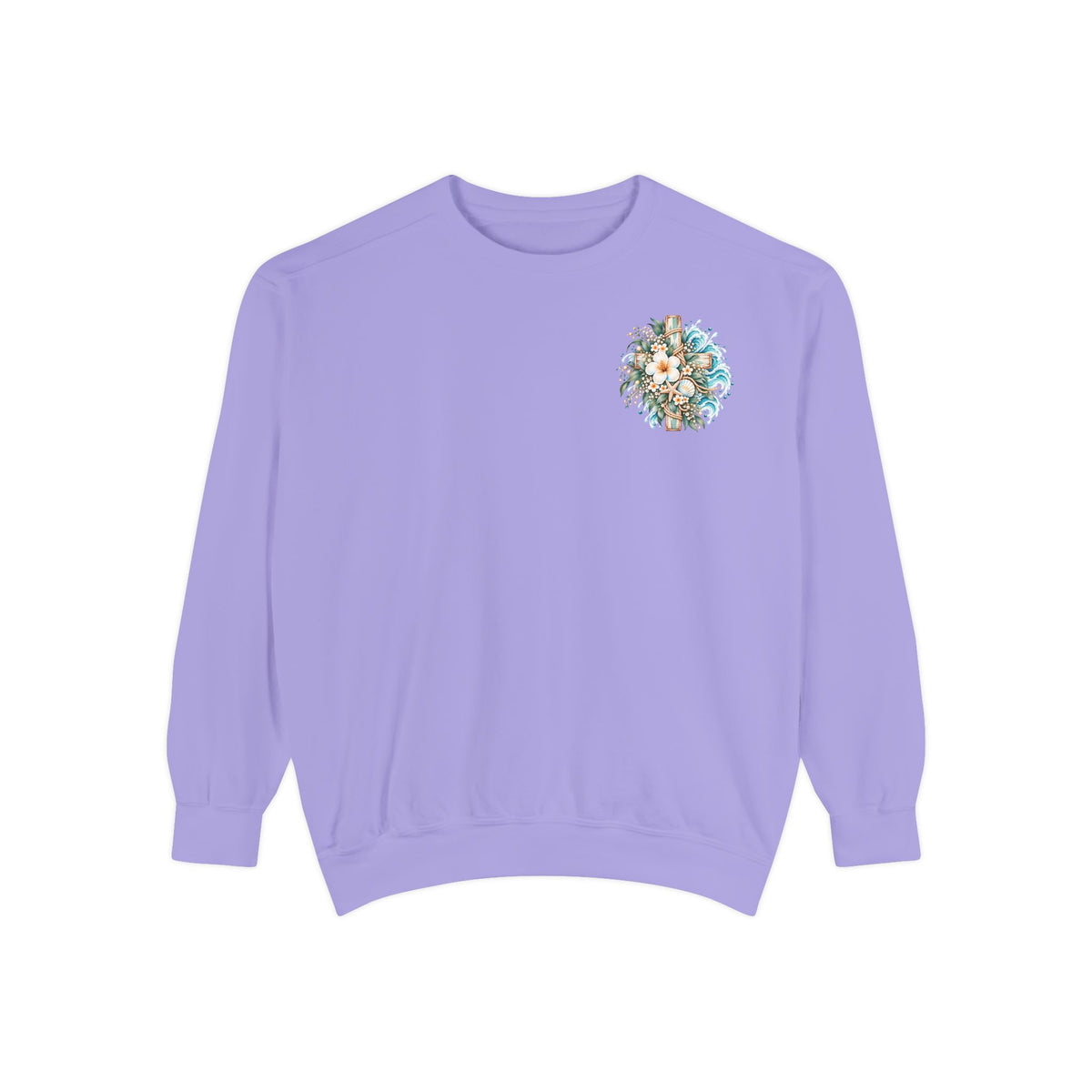 Peace, Be Still | Mark 4:39 Coastal Christian Crewneck