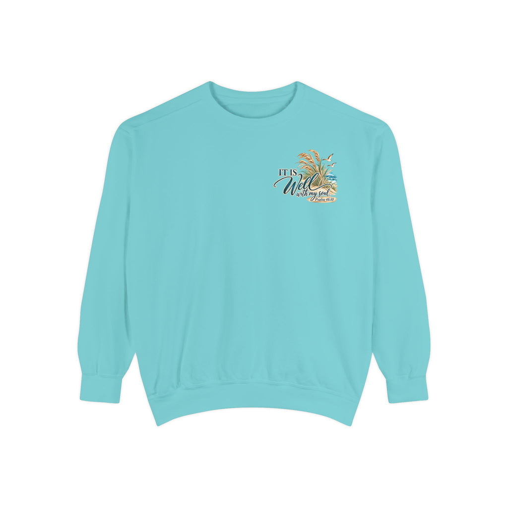 It Is Well | Psalm 46:10 Coastal Christian Crewneck