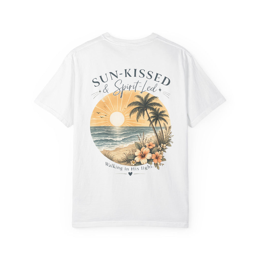 Sun-Kissed & Spirit-Led | Christian Coastal Comfort Colors® T-Shirt