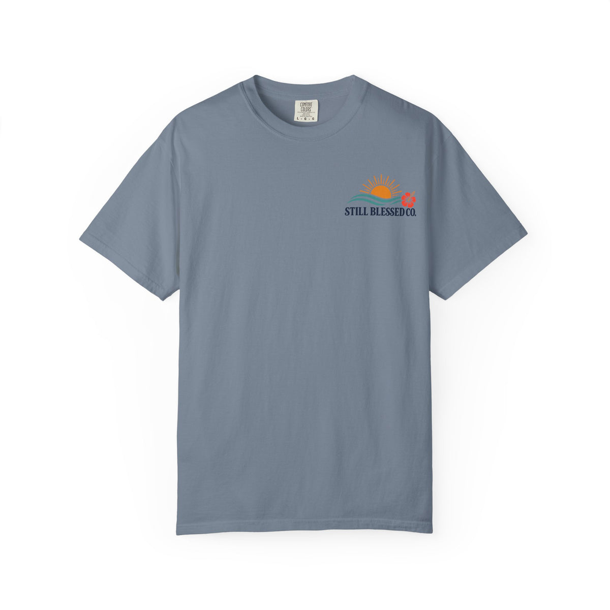 Mercy Rises With the Son Christian T-Shirt | Coastal Faith Comfort Colors Tee | Sunrise Beach Shirt for Women | Still Blessed Co.
