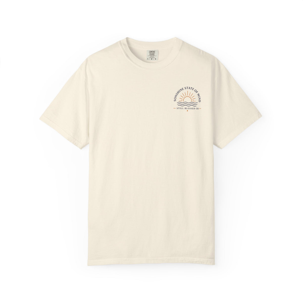 Sonshine State of Mind Comfort Colors® Tee | Coastal Christian Graphic Shirt | John 8:12 | Still Blessed Co.