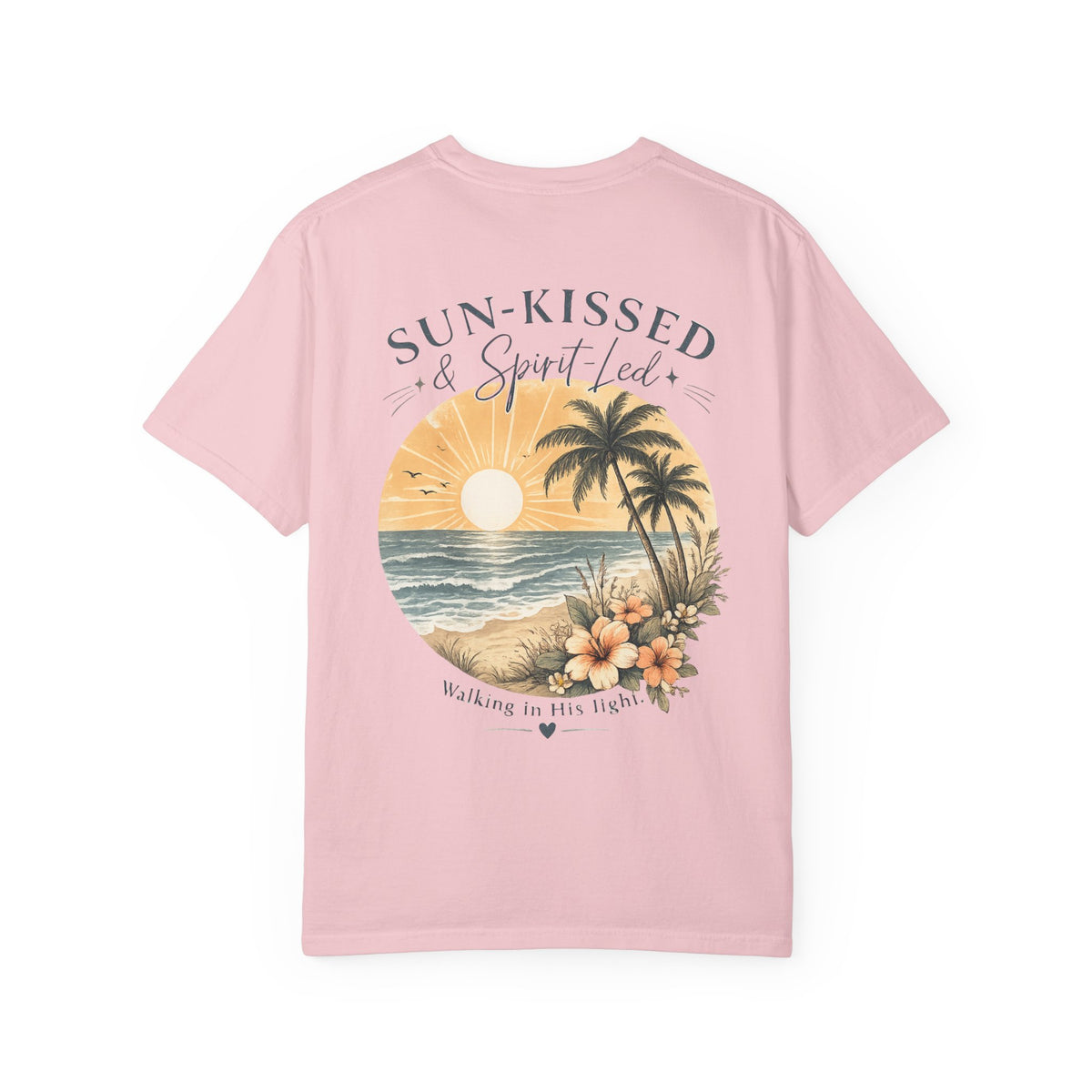 Sun-Kissed & Spirit-Led | Christian Coastal Comfort Colors® T-Shirt
