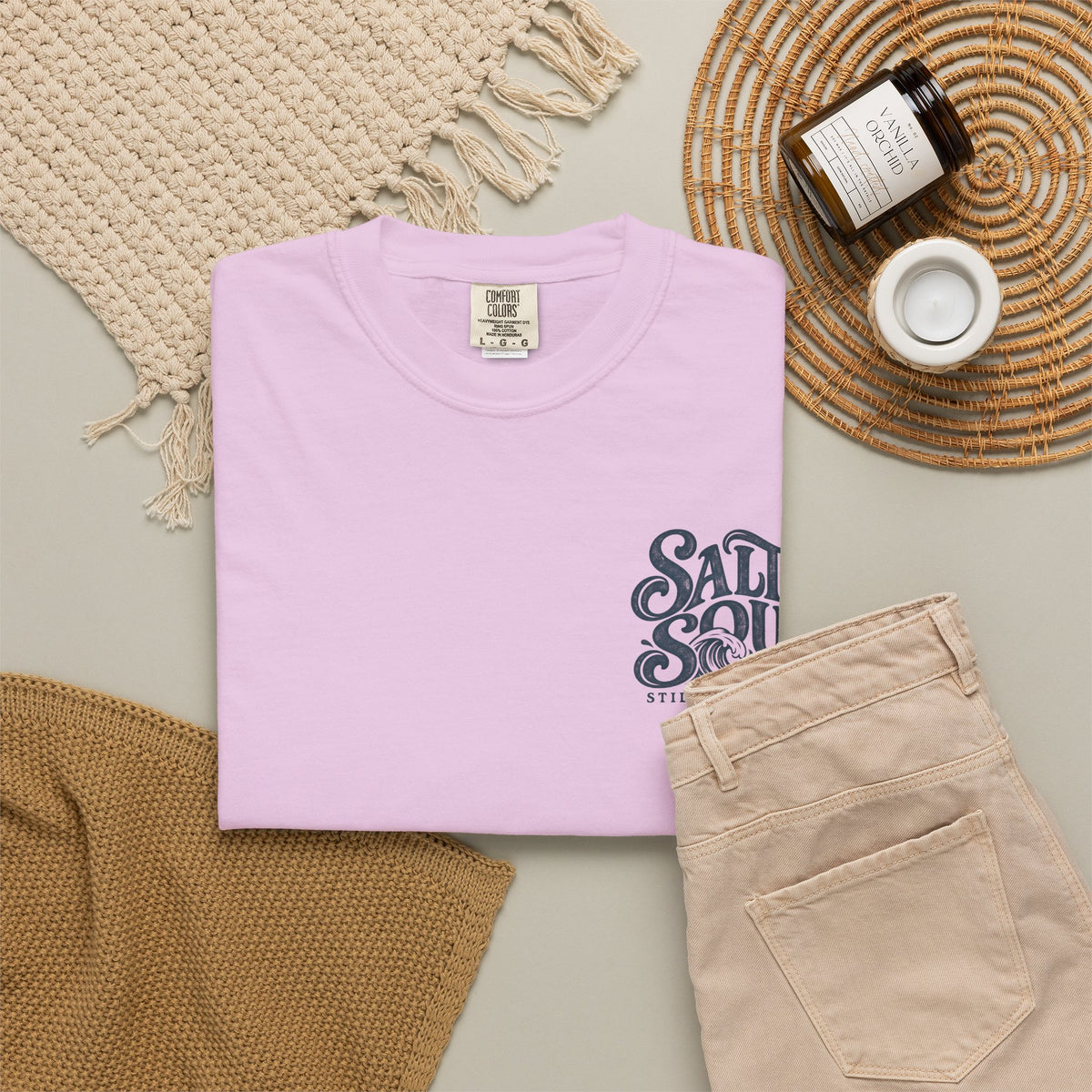 Salty Soul Coastal Faith Tee | Comfort Colors