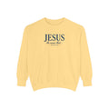 Jesus—the Name That Never Fails Comfort Colors Crewneck Sweatshirt