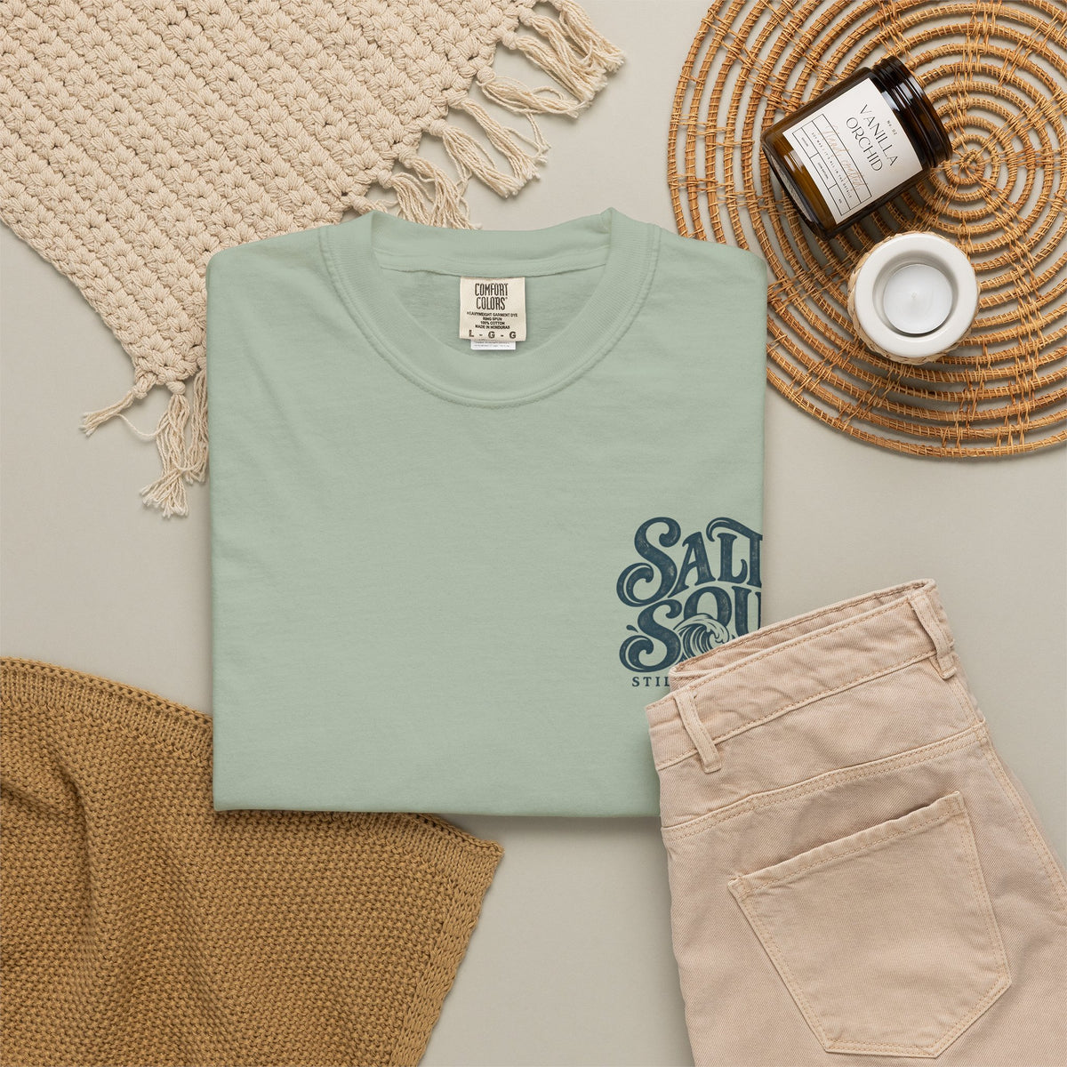 Salty Soul Coastal Faith Tee | Comfort Colors