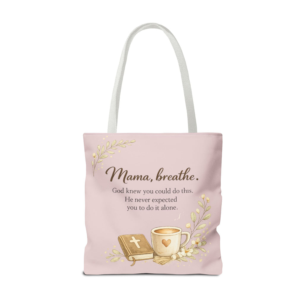 Raising Tiny Disciples & Surviving on Prayer™ Double-Sided Christian Mama Tote Bag | Faith-Based Canvas Tote | Gift for Moms