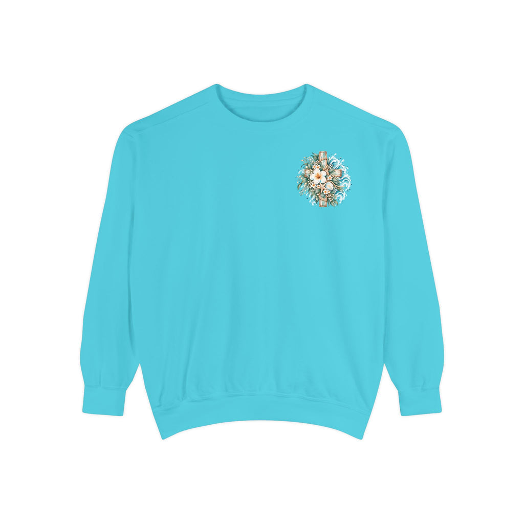 Peace, Be Still | Mark 4:39 Coastal Christian Crewneck