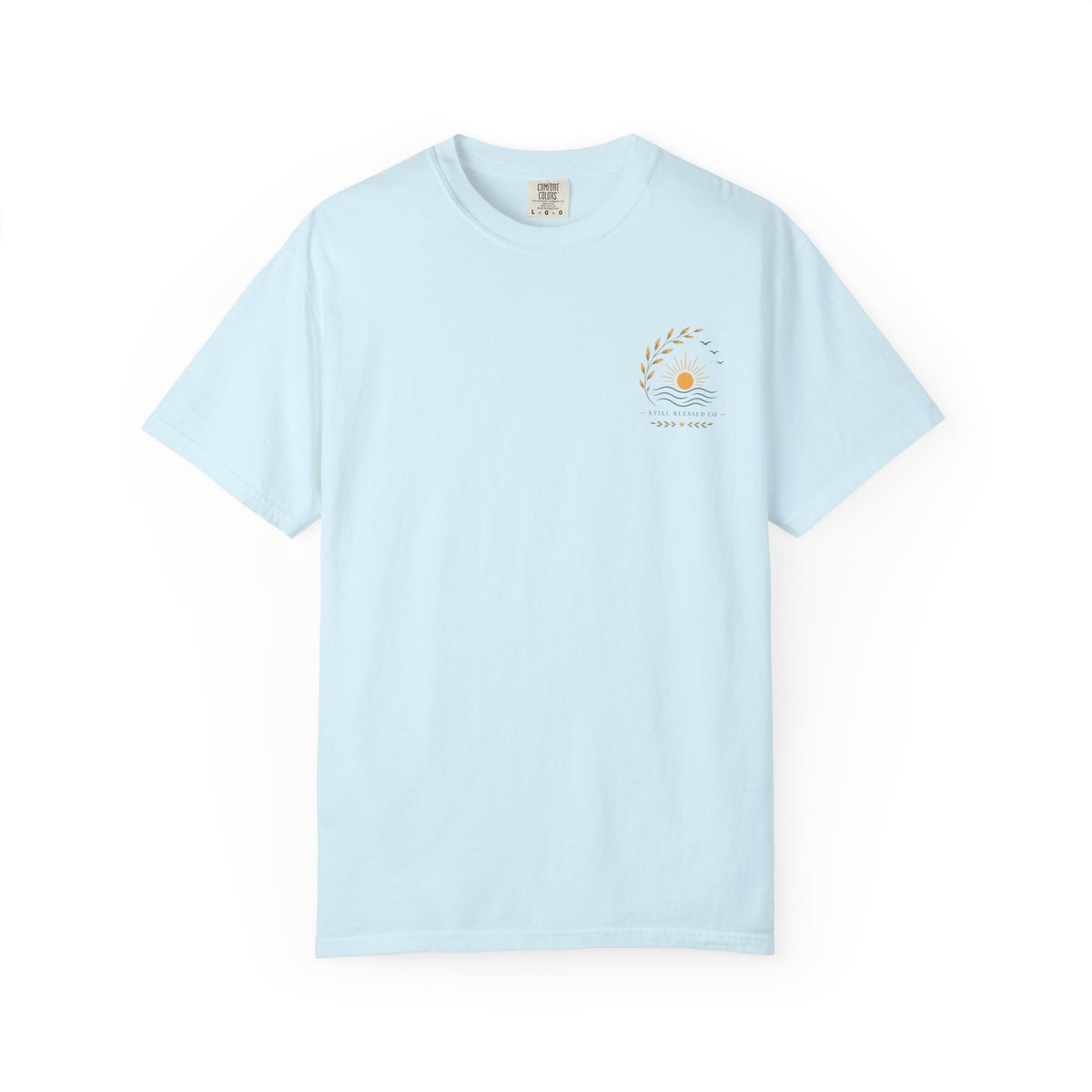 God's Timing, Not Mine Comfort Colors® T-Shirt | Christian Coastal Shirt | Faith-Based Beach Tee | Ecclesiastes 3:11 | Still Blessed Co.