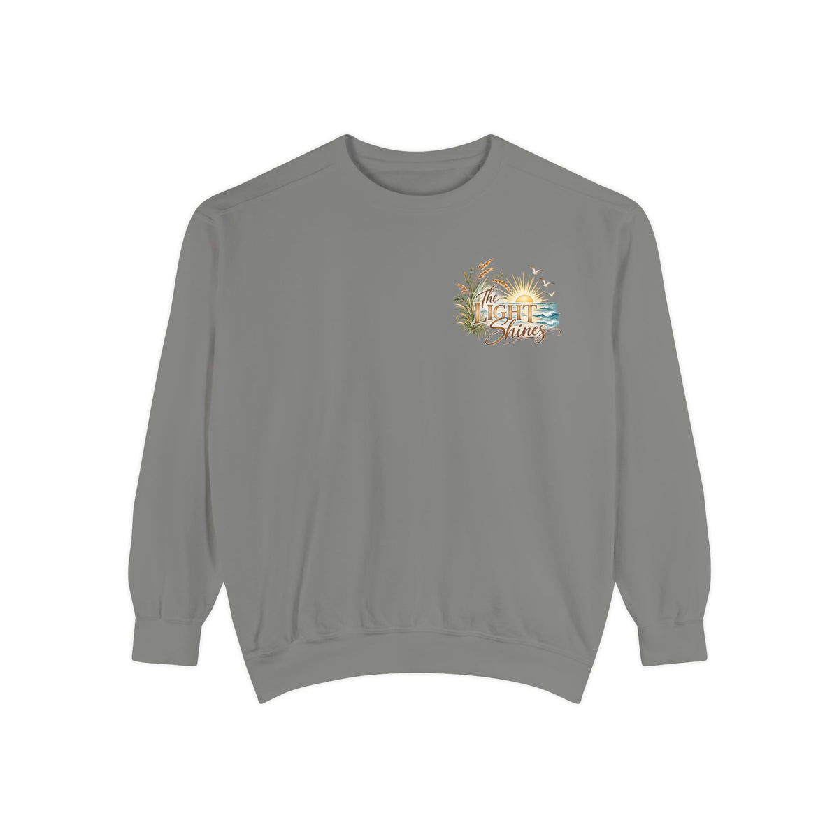 The Light Shines | John 1:5 Coastal Christian Crewneck