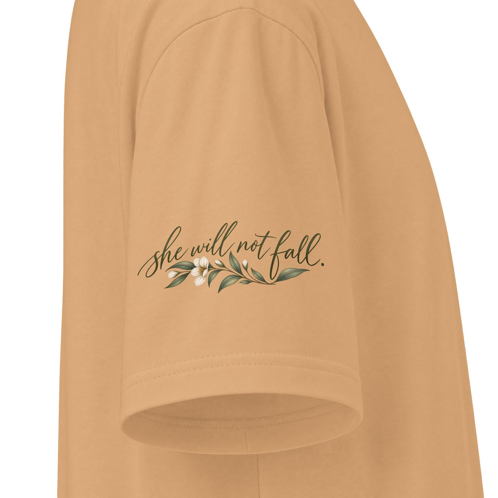 God Is Within Her Shirt | Psalm 46:5 Botanical Oversized Christian Tee