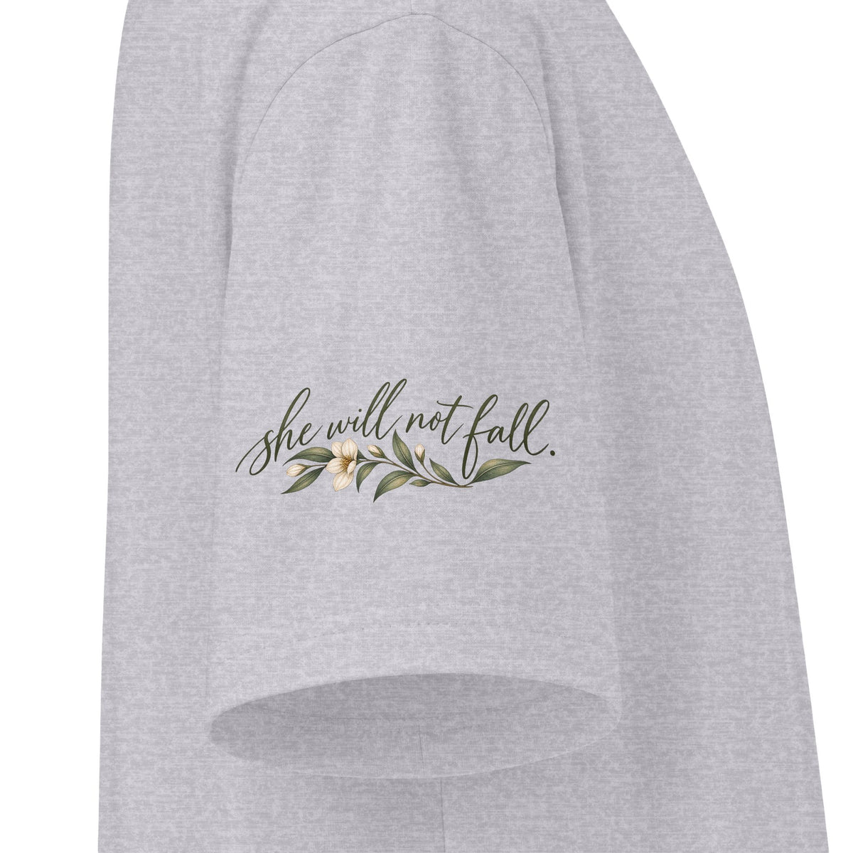 God Is Within Her Shirt | Psalm 46:5 Botanical Oversized Christian Tee