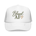 Blessed AF™ Women's Trucker Hat | Boutique Christian Snapback | Coastal Faith Hat | Still Blessed Co.  AF = Abundantly Favored ✨