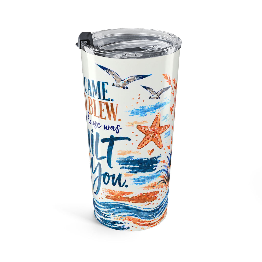 Built on You 20oz Tumbler — Faith-Based 'Firm Foundation' Insulated Travel Cup