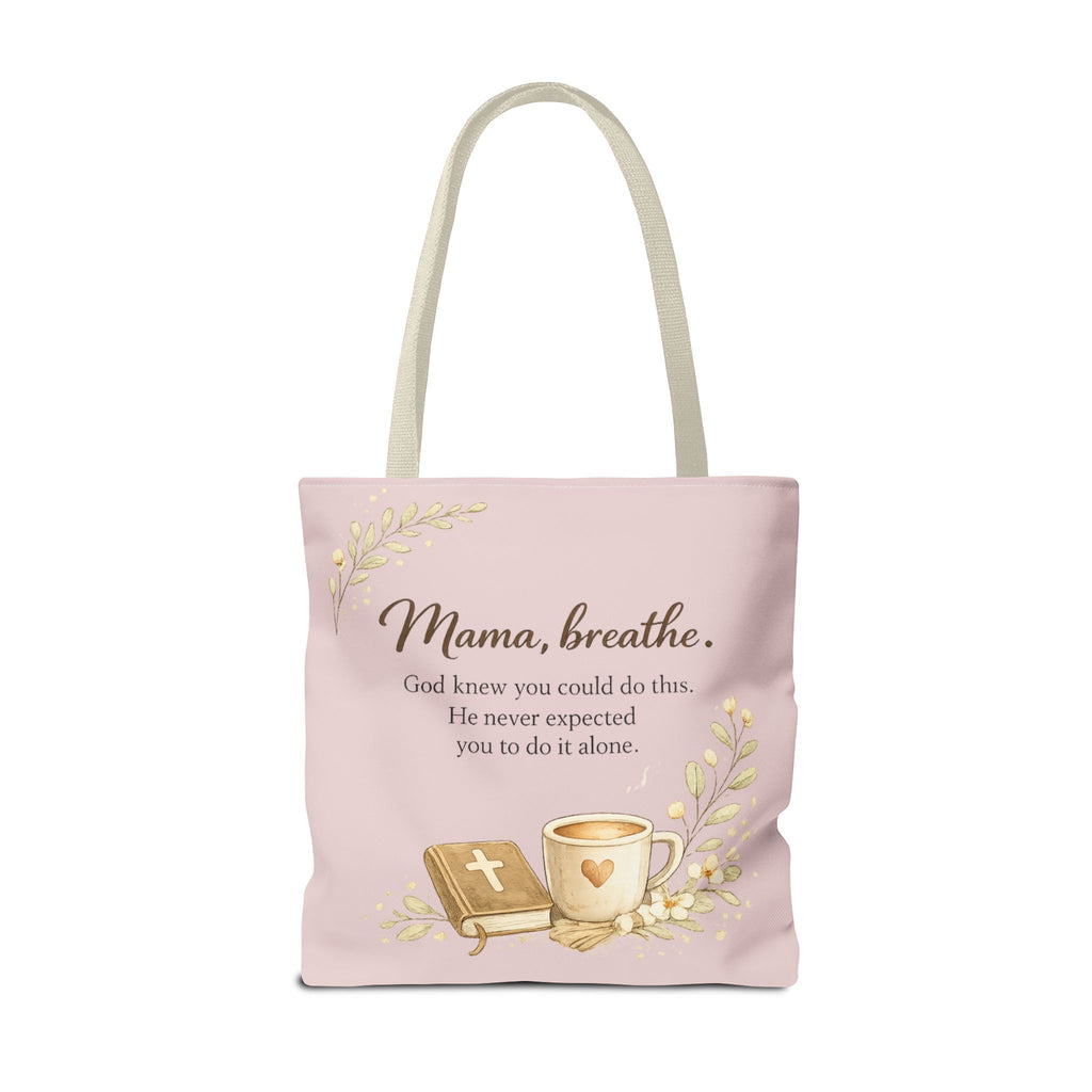 Raising Tiny Disciples & Surviving on Prayer™ Double-Sided Christian Mama Tote Bag | Faith-Based Canvas Tote | Gift for Moms