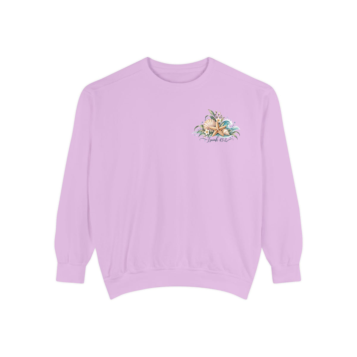 Deep Waters | Isaiah 43:2 Coastal Faith Crewneck