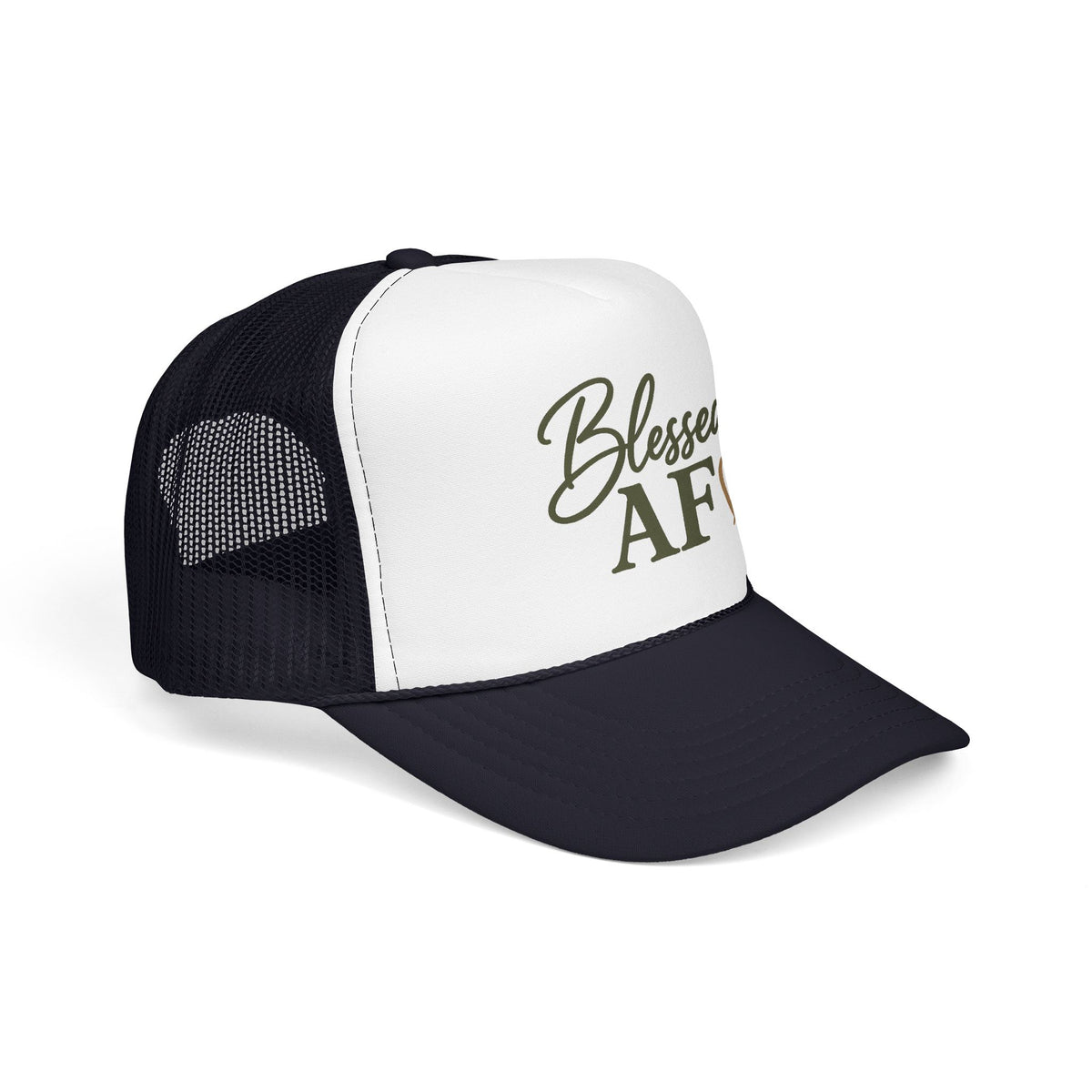 Blessed AF™ Women's Trucker Hat | Boutique Christian Snapback | Coastal Faith Hat | Still Blessed Co.  AF = Abundantly Favored ✨