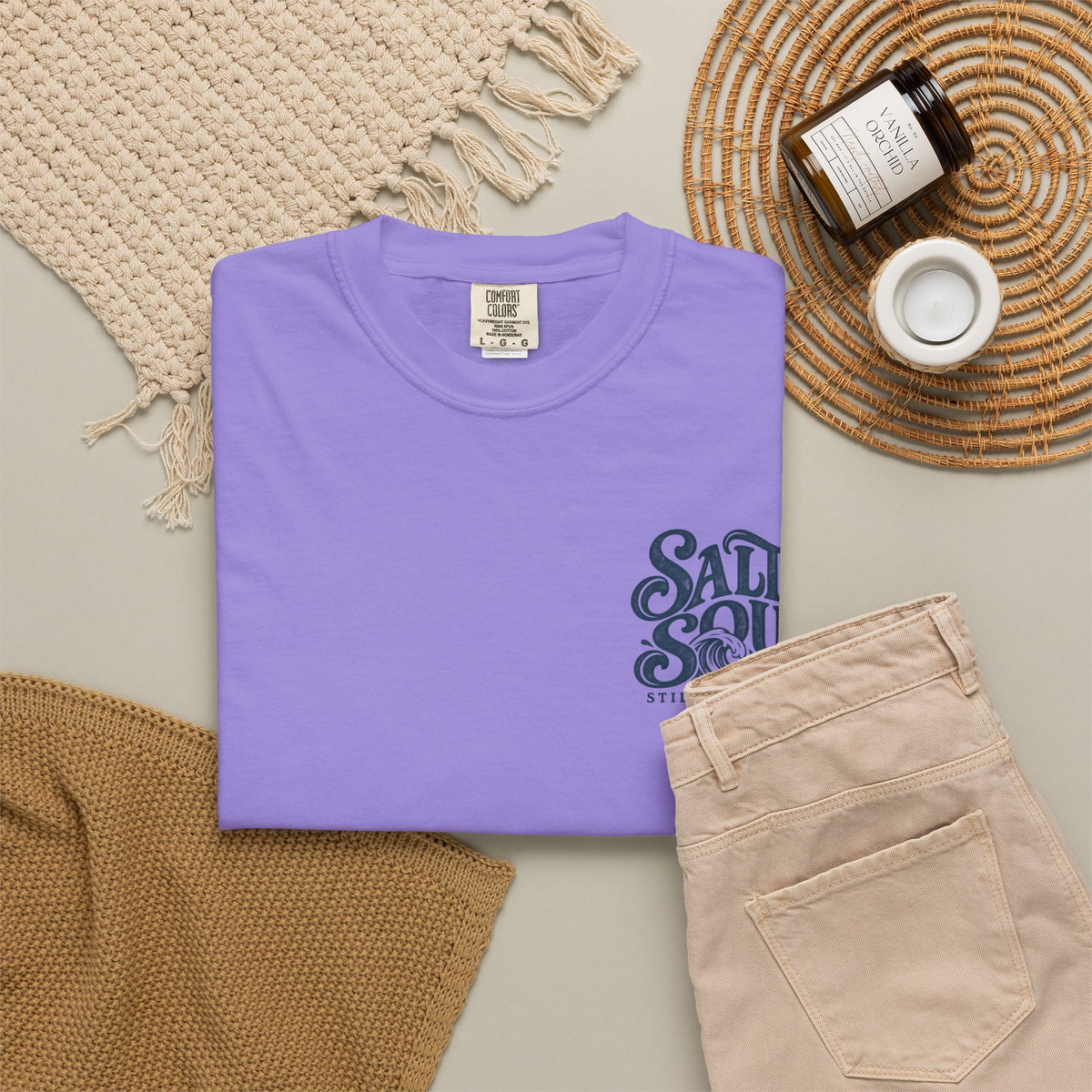 Salty Soul Coastal Faith Tee | Comfort Colors